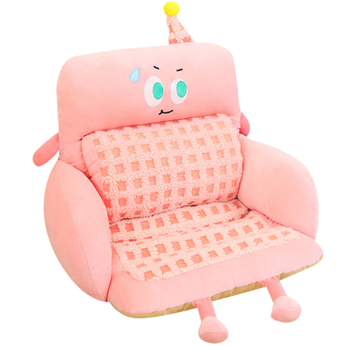 Cuddle pillow with playful face Stornfield