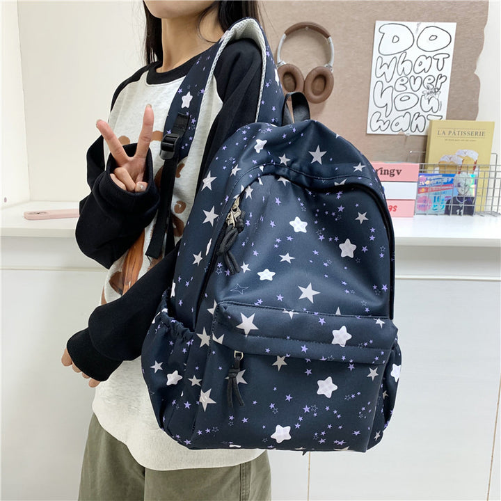 Girls' Star Patterned Backpack Stornfield