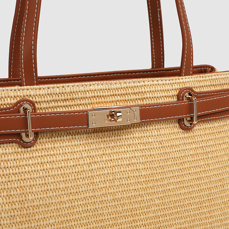 Chic Straw Tote