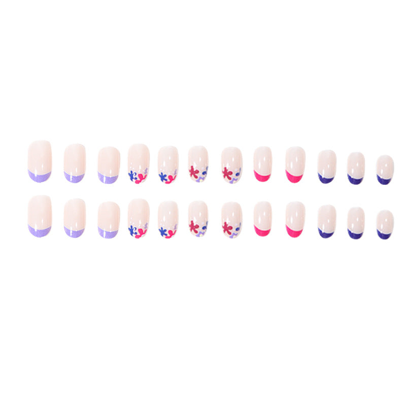 Floral Patterned Press-On Nail Set Stornfield