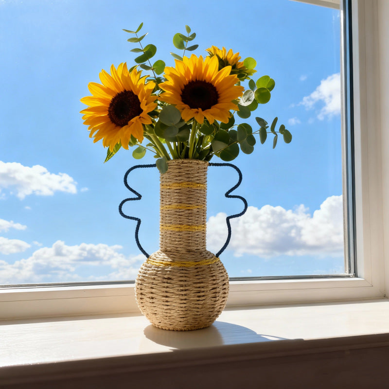 Decorative Woven Flower Vase Stornfield