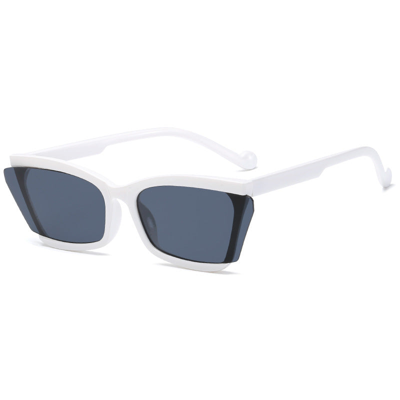 Women's fashionable sunglasses with unique rectangular design and UV protection Stornfield