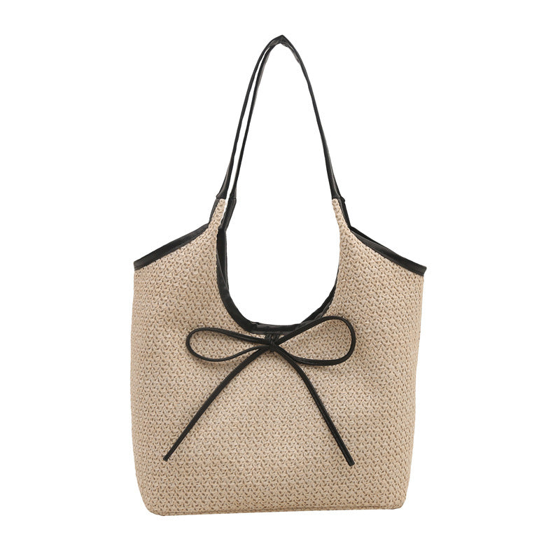 Woven Straw Beach Tote