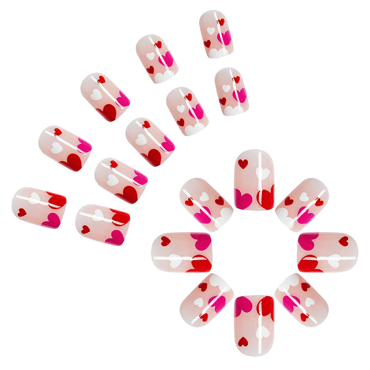 Heart-Themed Nail Art Set Stornfield