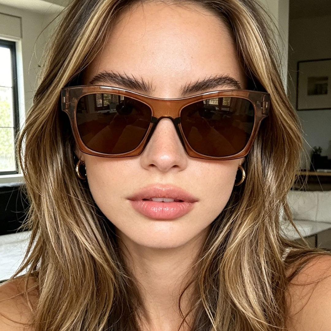 Women's fashionable sunglasses in elegant rectangle design Stornfield