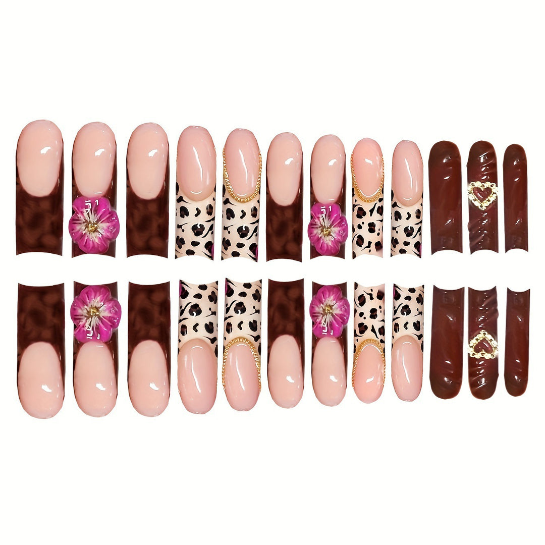 Decorative Artistic Press-On Nails Stornfield