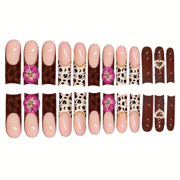 Decorative Artistic Press-On Nails Stornfield