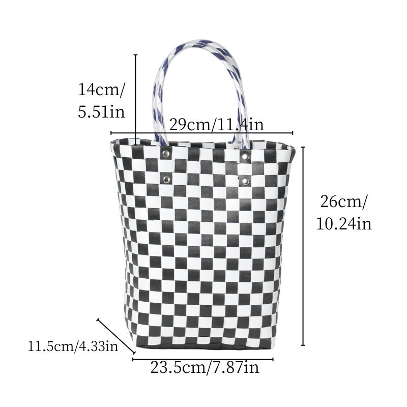 Classic Square Pattern Shopping Bag Stornfield