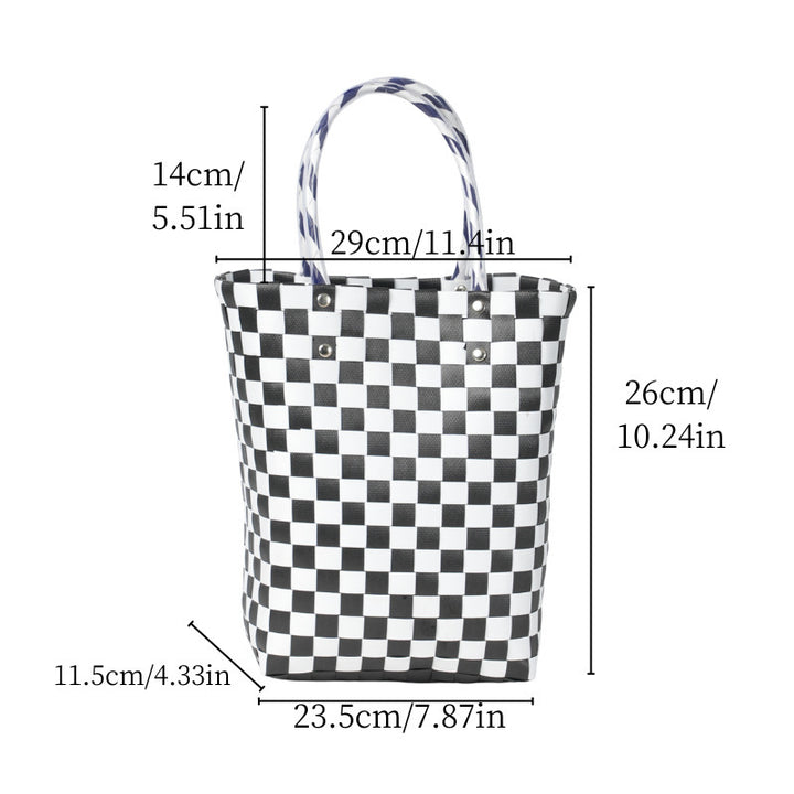 Classic Square Pattern Shopping Bag Stornfield
