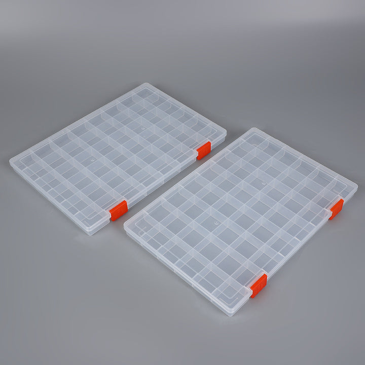 Transparent Multi-Grid Craft Organizer Stornfield