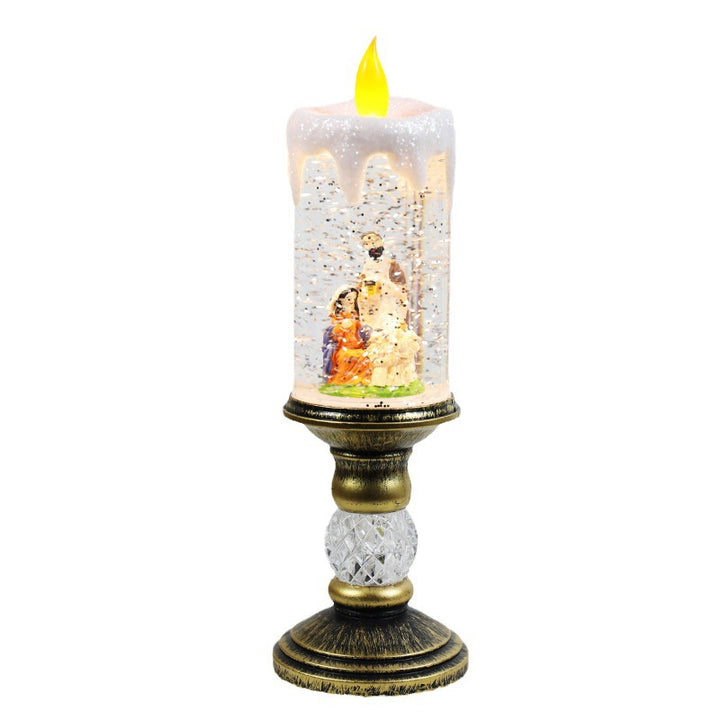 Christmas decoration lantern with snow globe Stornfield