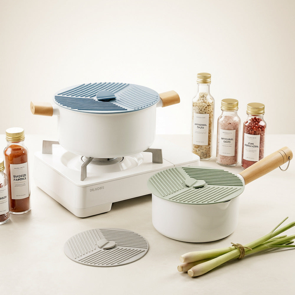 Silicone kitchen lid with innovative steam valve Stornfield