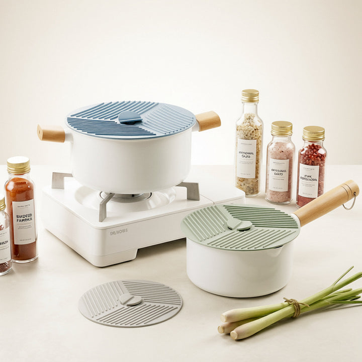 Silicone kitchen lid with innovative steam valve Stornfield