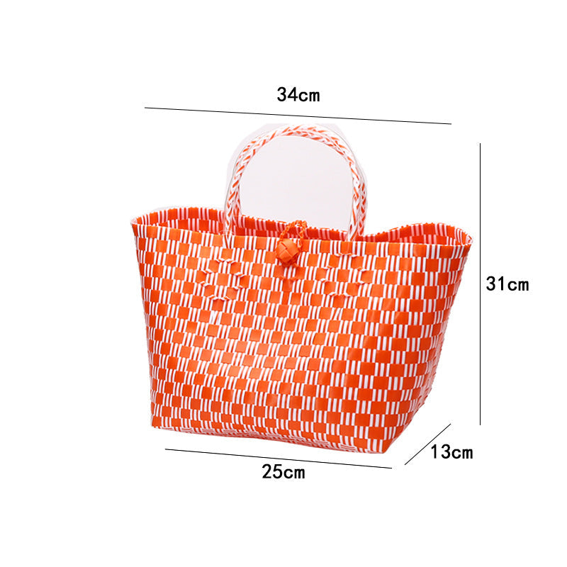Large Capacity Woven Shopping Tote Stornfield