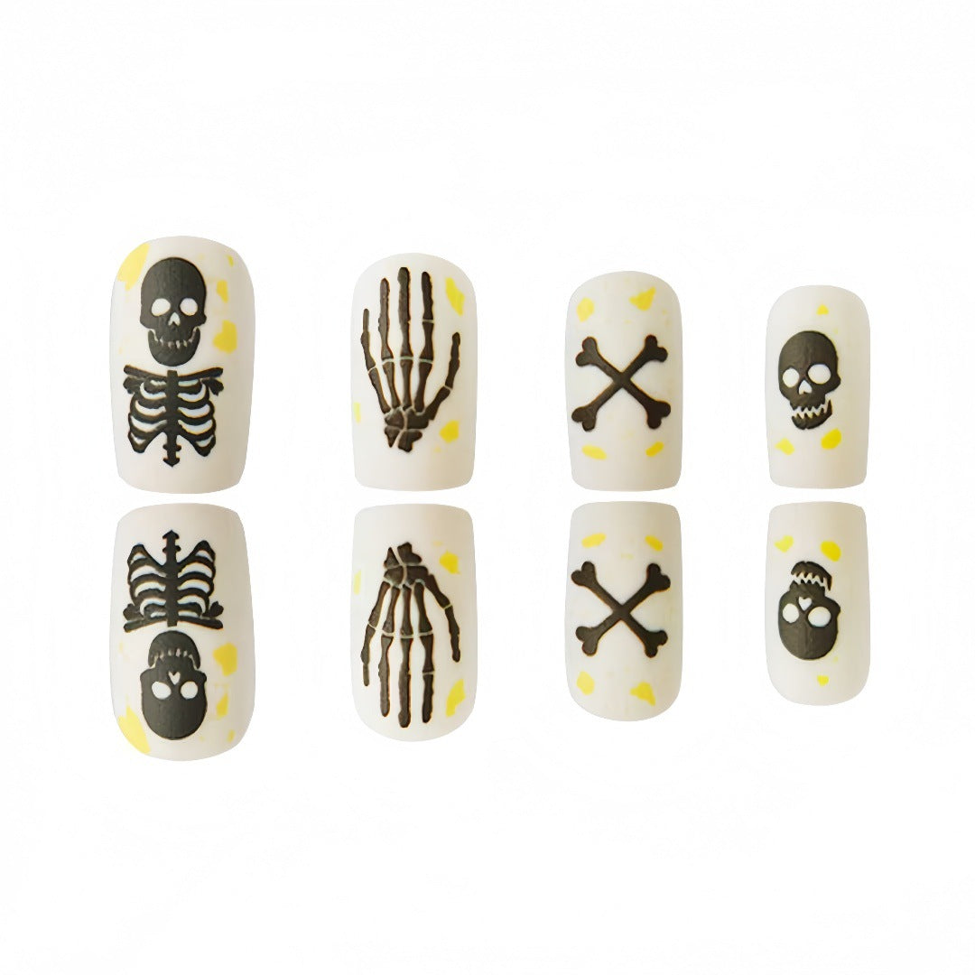 Creative Skeleton Nail Art Design Stornfield
