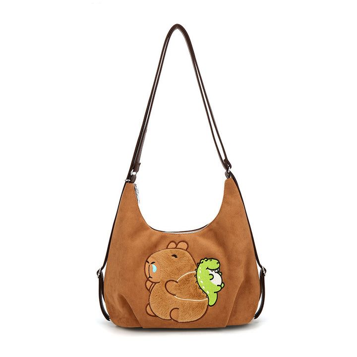 Shoulder bag with playful bear motif Stornfield