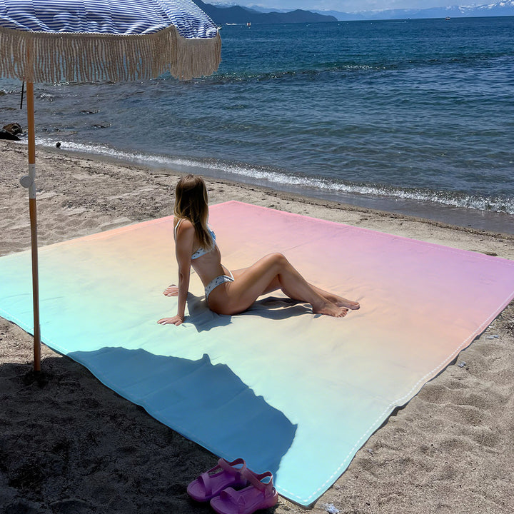 Mandala Design Beach Mat Stornfield