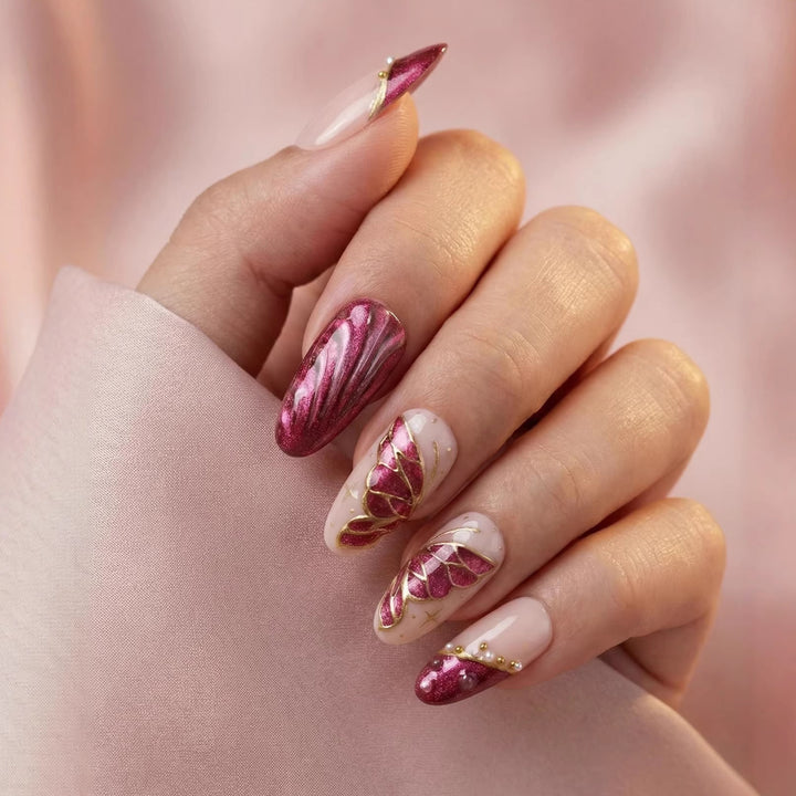 Decorative Press-On Nail Art Extensions Stornfield