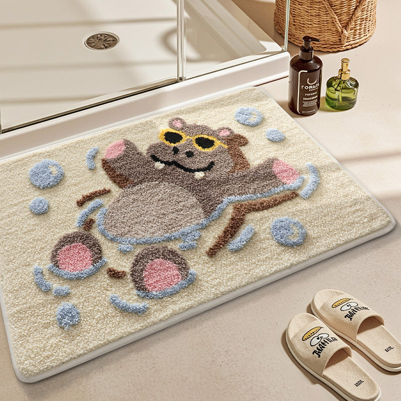 Decorative Peacock Bath Mat