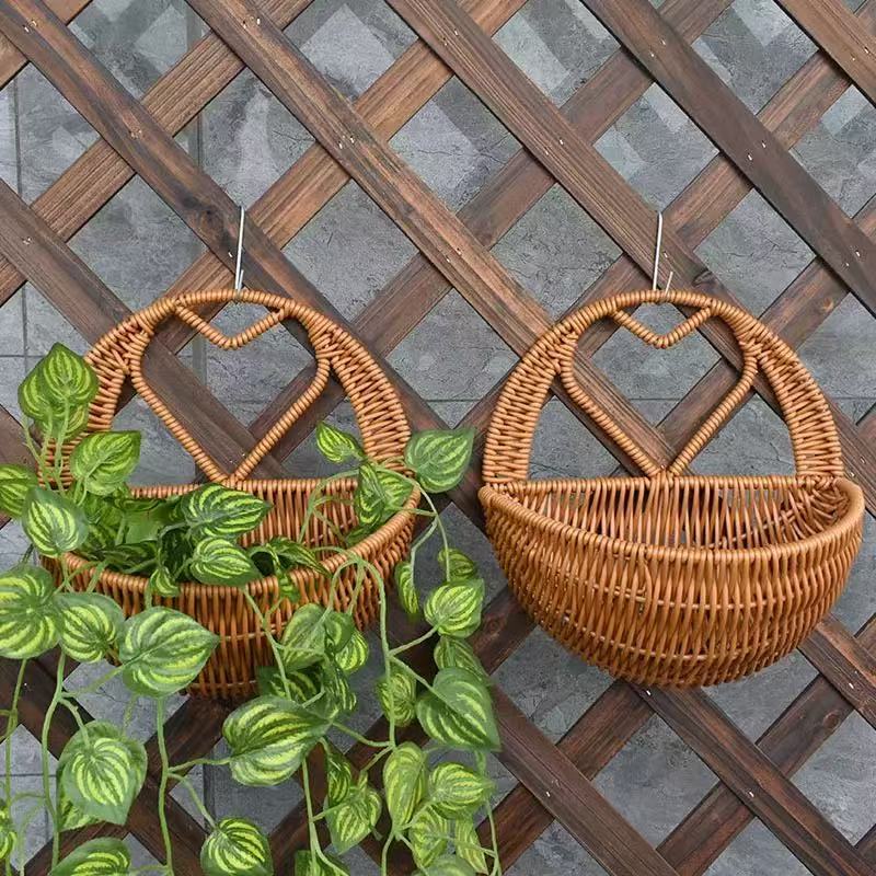 Heart-Shaped Woven Storage Basket Stornfield