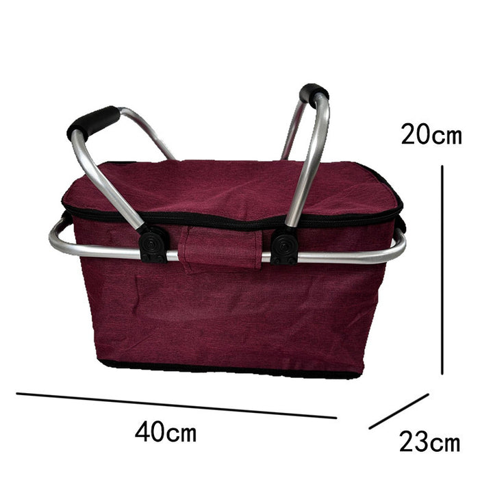 Cooler bag with sturdy aluminum frame and insulating inner lining Stornfield