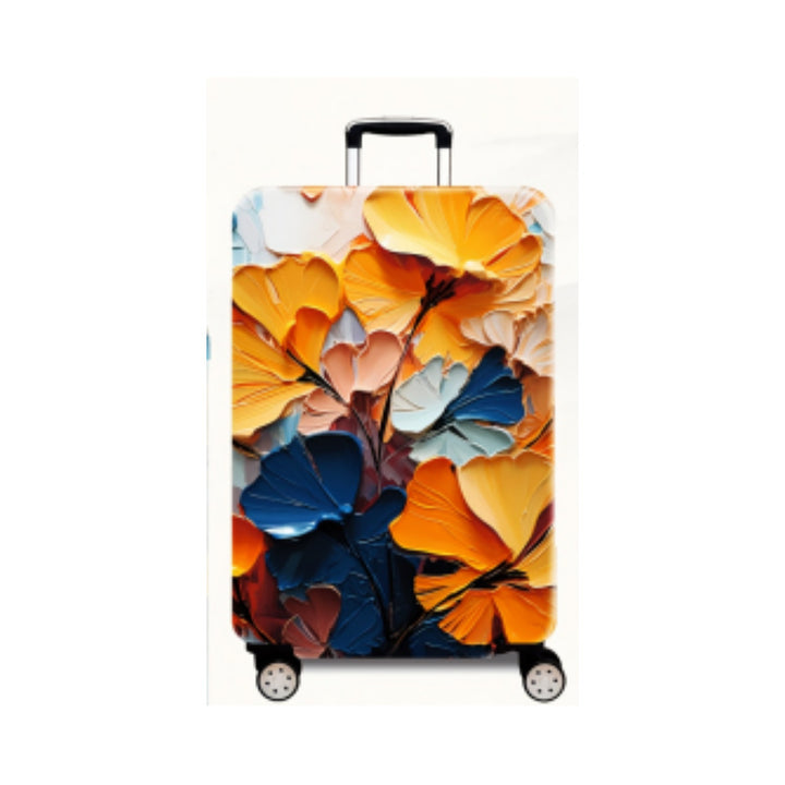 Women's Hard Shell Suitcase with Modern Expressionist Art Design Stornfield