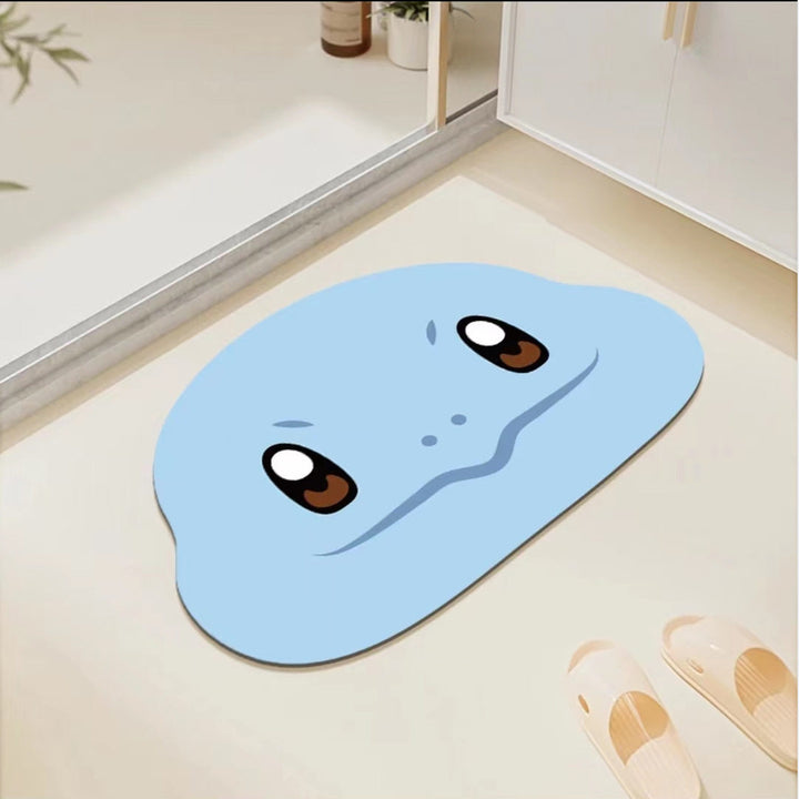 Cute Cartoon Frog Bath Mat