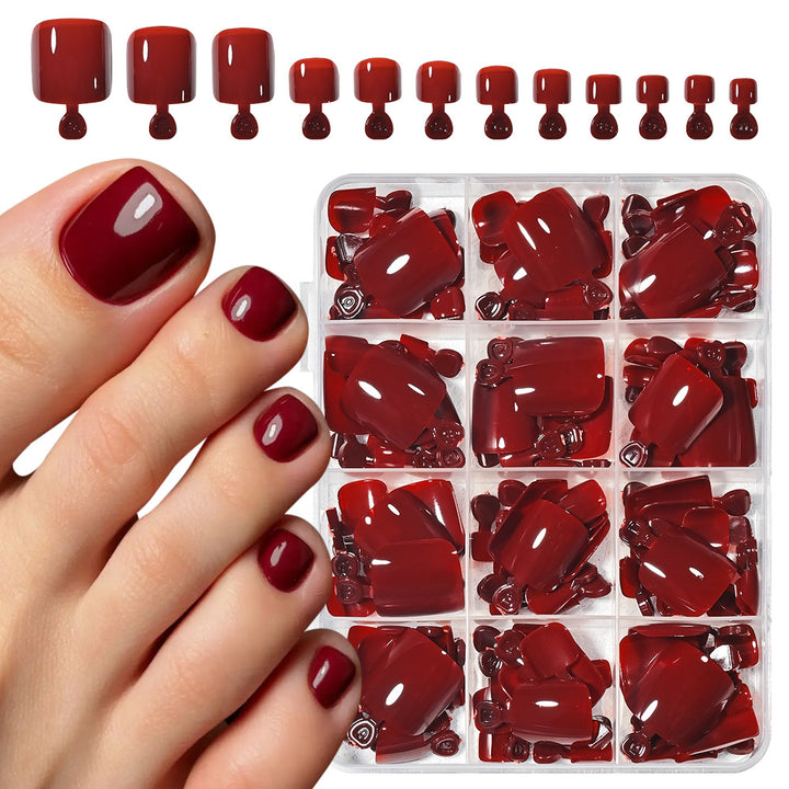 Premium Press-On Toenail Kit Stornfield