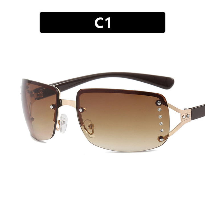 Women's futuristic, sleek Shield sunglasses Stornfield