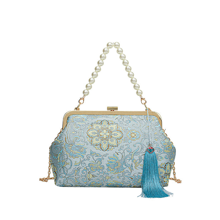 Vintage Silk Evening Handbag
