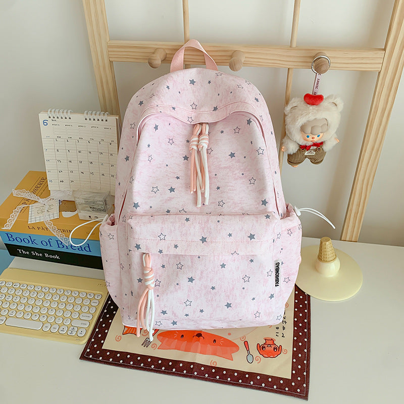 Star-Patterned Casual Backpack Stornfield 1791204705