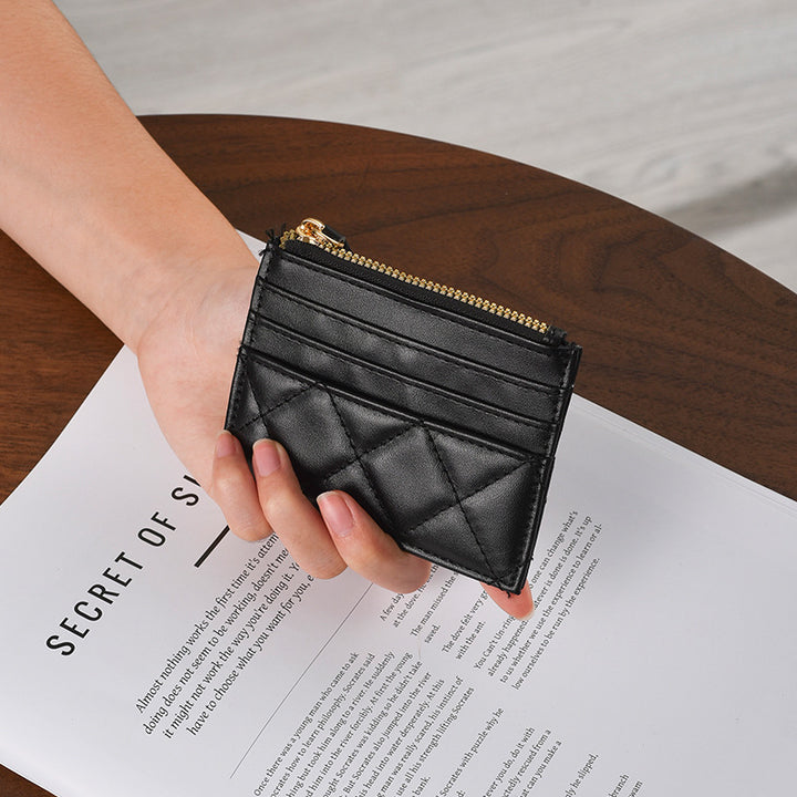 Quilted Leather Card Holder Stornfield