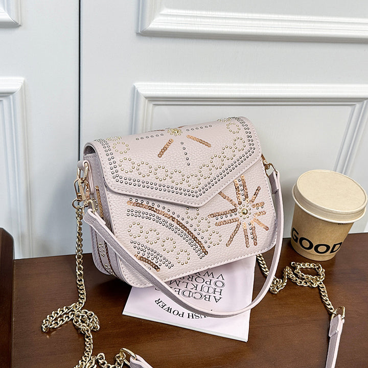 Elegant Decorative Chain Handbag