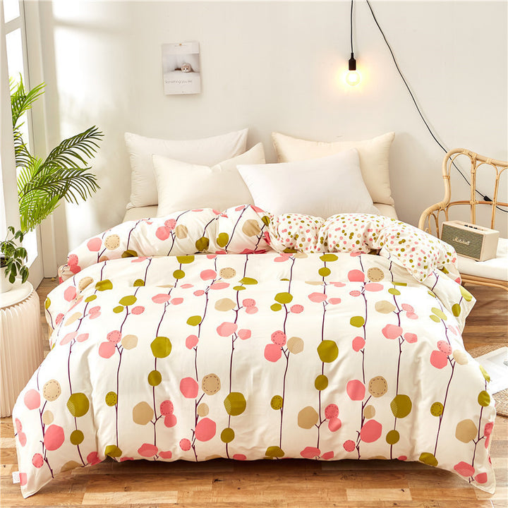 Elegant Floral Patterned Duvet Cover Set