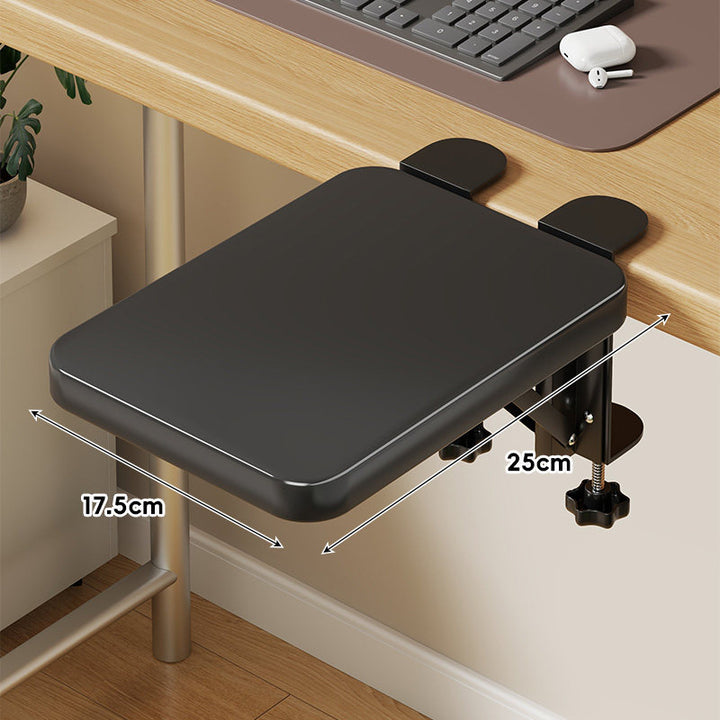 Under-Desk Sliding Keyboard Tray and Desk Extender with Smooth Glide Mount