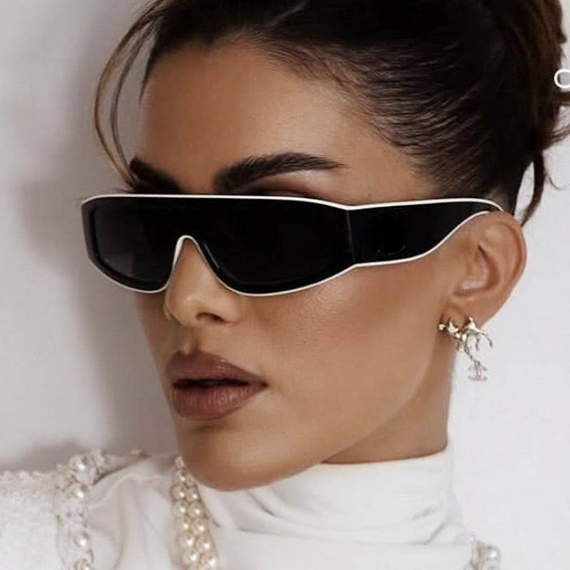 Women's fashionable sports sunglasses with an innovative design and wide frame Stornfield