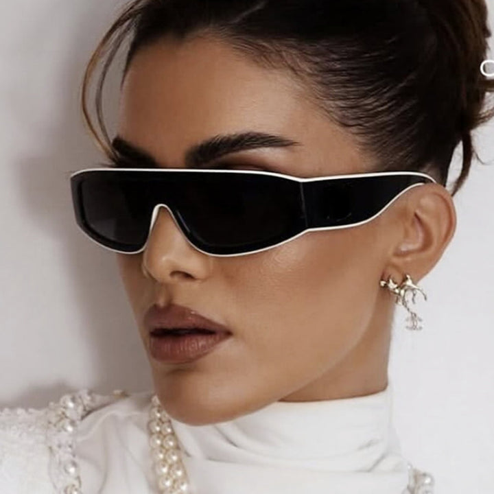 Women's fashionable sports sunglasses with an innovative design and wide frame Stornfield