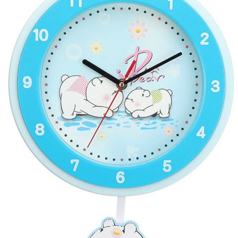 Wall clock with colorful animal design Stornfield