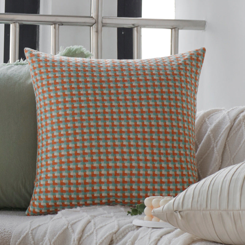 Structured decorative cushion cover