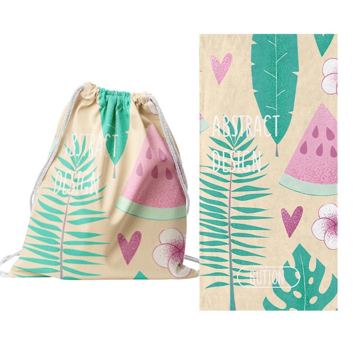 Drawstring bag with creative cactus design Stornfield