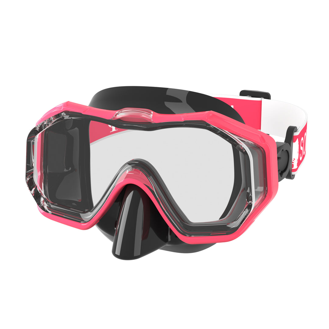 High-quality diving mask with flexible silicone rim and UV protection Stornfield