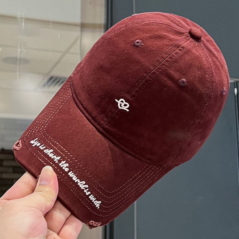 Women's Distressed Vintage Style Baseball Cap Stornfield