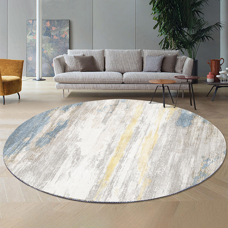 Abstract Patterned Round Area Rug Stornfield
