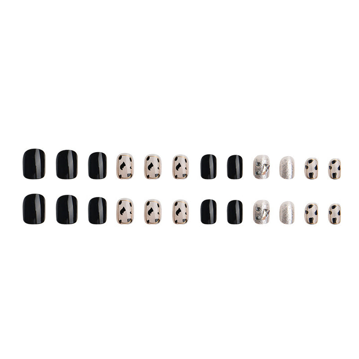 Creative Nail Art Set with Elegant Animal Accents Stornfield