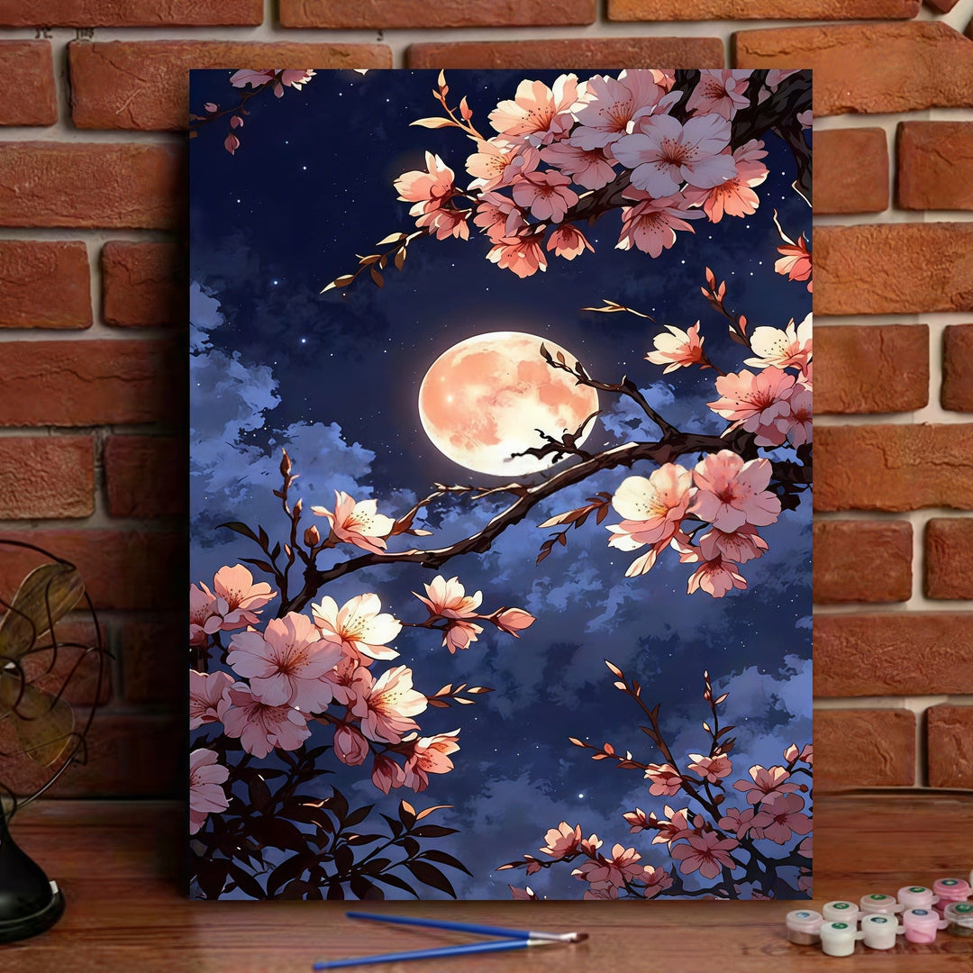 Romantic Blossom Landscape Canvas Art Kit Stornfield