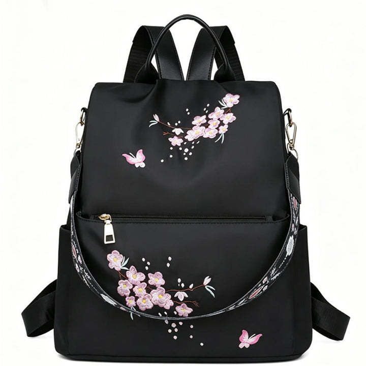 Women's Embroidered Floral Backpack Stornfield