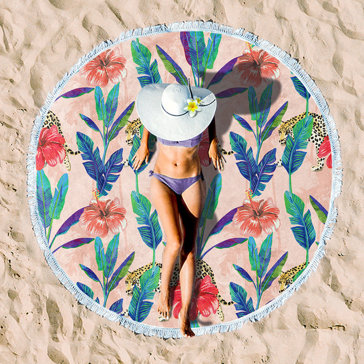 Rundstrand towel with unique sunset design Stornfield