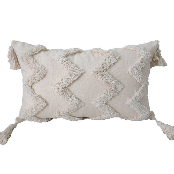 Textured Plush Decorative Pillow
