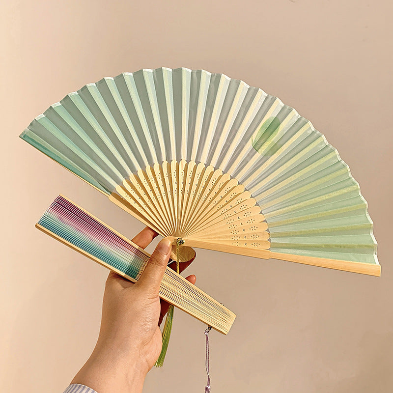 Hand fan made of high-quality paper and bamboo Stornfield