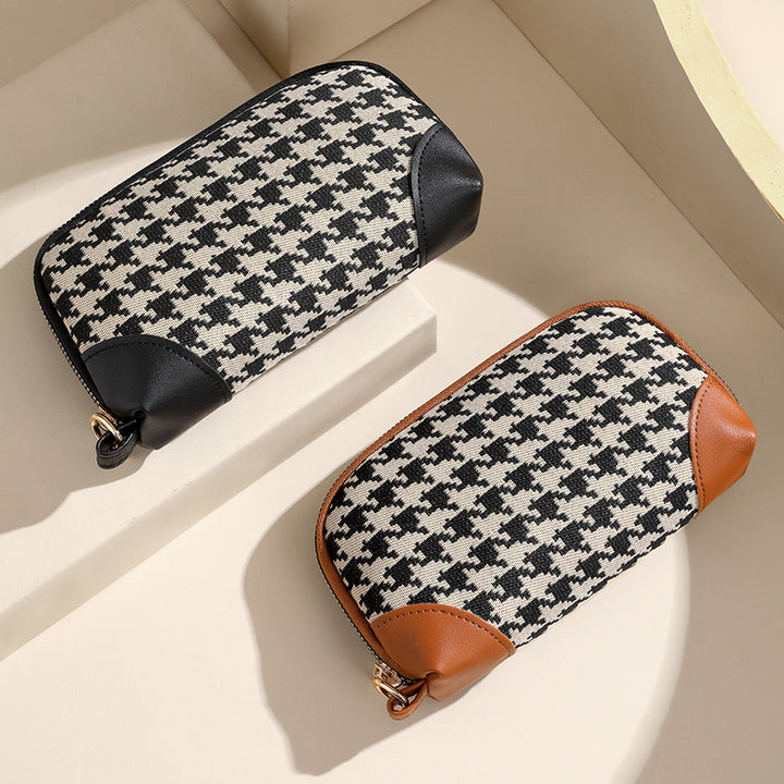 Stylish Zip-Around Clutch